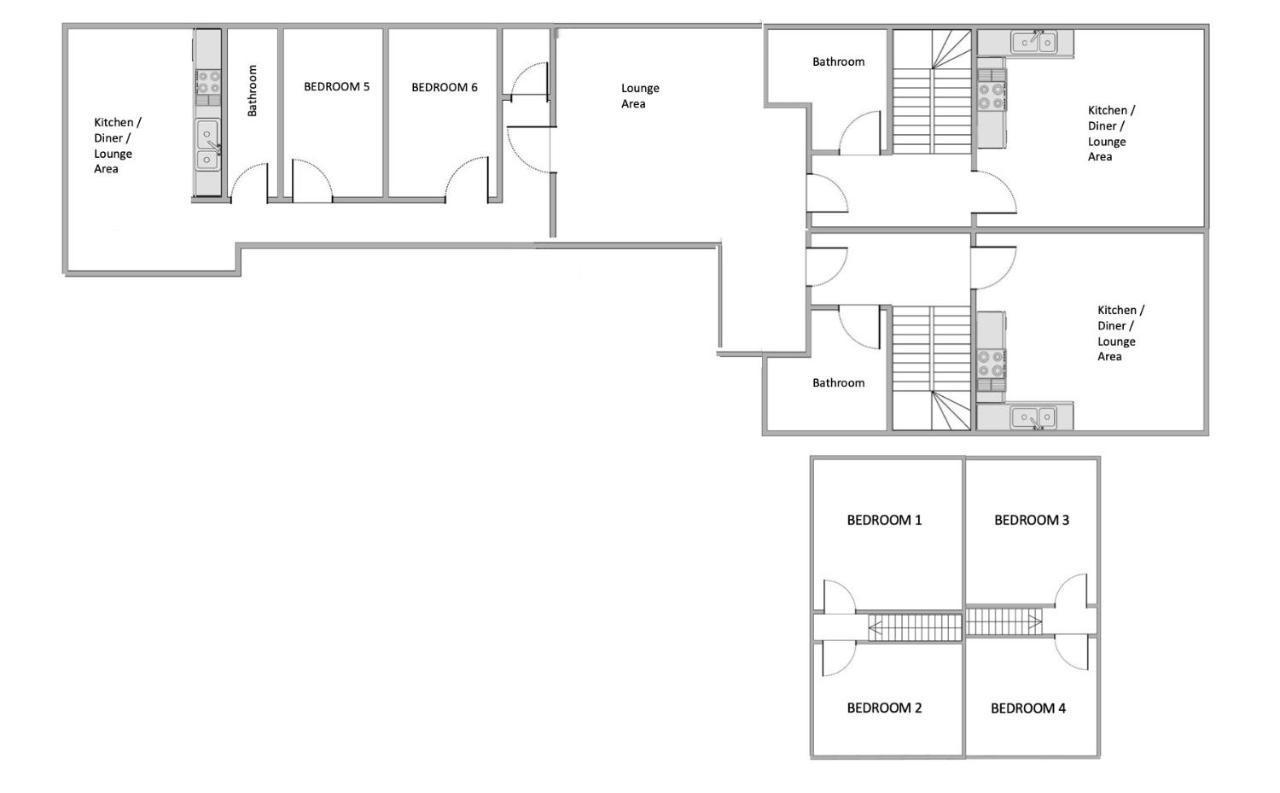 The Penthouse Gathering - Town Centre - Sleeps Up To 16 렉섬 외부 사진